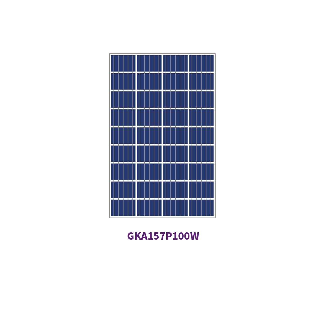 157mm POLY 36셀 100W 태양광 패널 