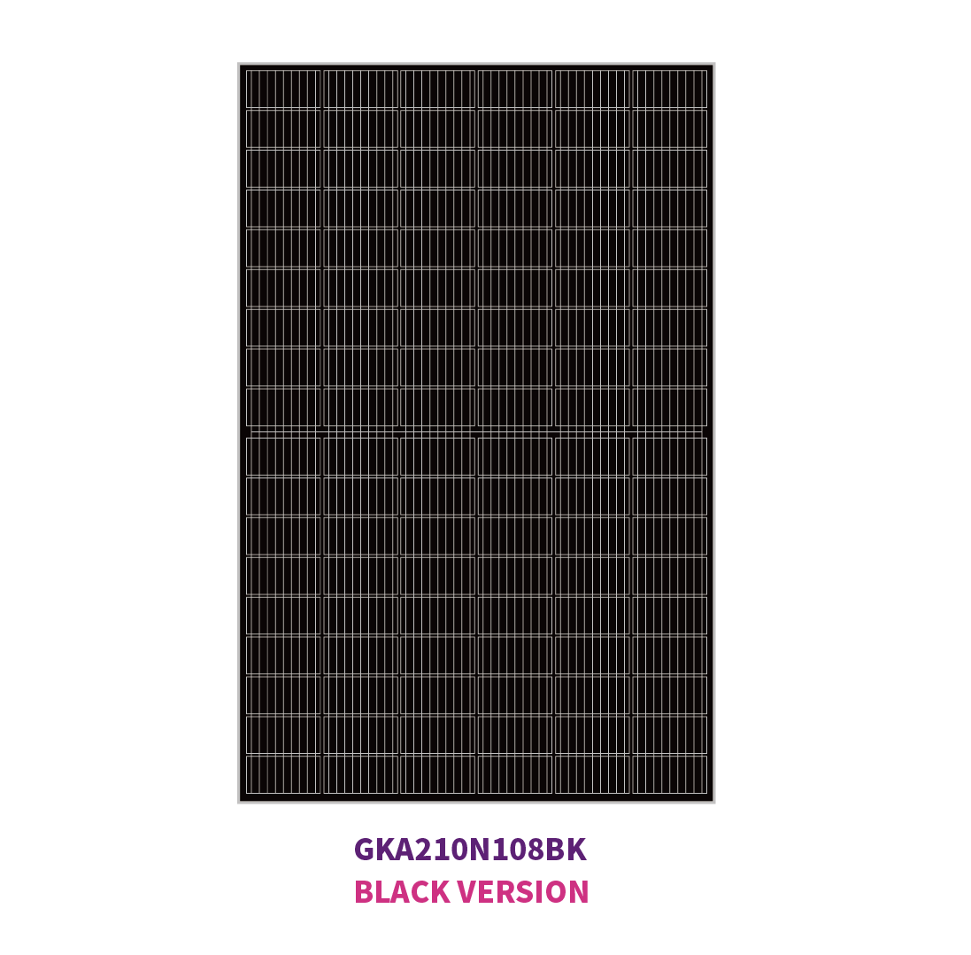 210mm N-TYPE 모노 108 태양광 하프셀 580W