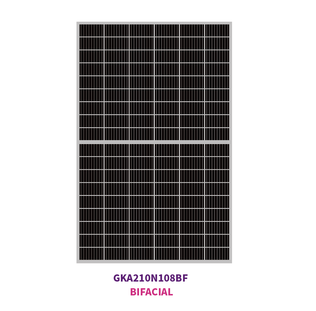 210mm N-TYPE 모노 108 태양광 하프셀 580W