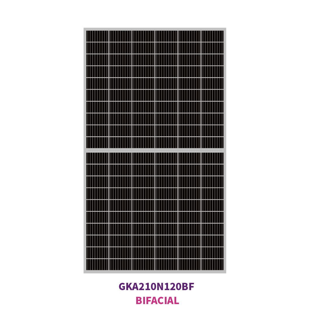 210mm N-TYPE 모노 120 태양광 하프셀 645W